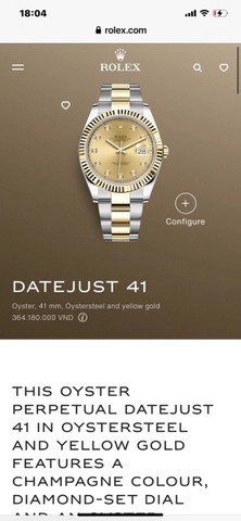 롤렉스 오이스터 퍼페추얼 데이트저스트 41mm 126333 - 0011