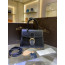 Delvaux Brillant PM Surpiqué 그레인 송아지 가죽 블랙
