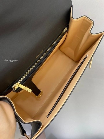 Delvaux Tempête MM, 실키 송아지 가죽 AA0611BQS099ZDO 블랙 GHW
