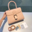Delvaux Brillant MM 로데오 송아지 가죽 핑크