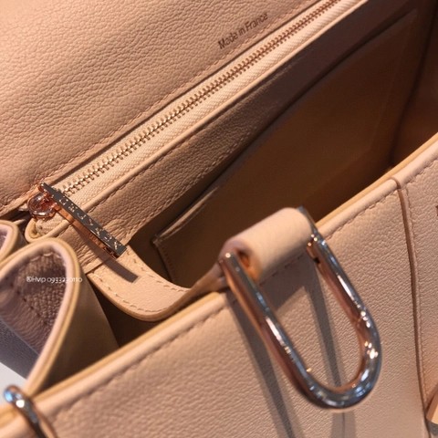 Delvaux Brillant MM 로데오 송아지 가죽 핑크(가로형)