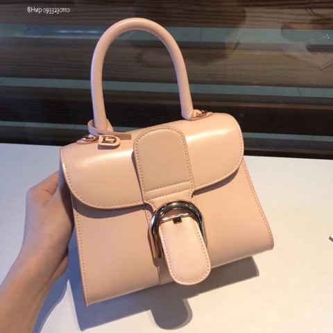Delvaux Brillant MINI 박스 카프 로즈
