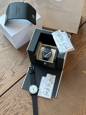 IWC IW326905 파일럿 워치 오토매틱 41 블랙 에이스