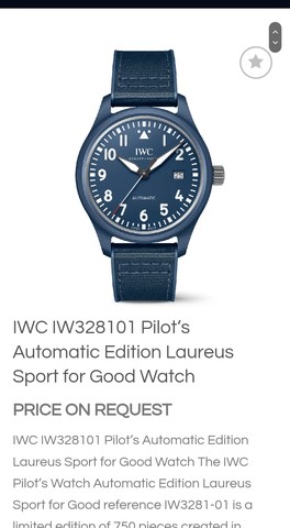 IWC IW326905 파일럿 워치 오토매틱 41 블랙 에이스