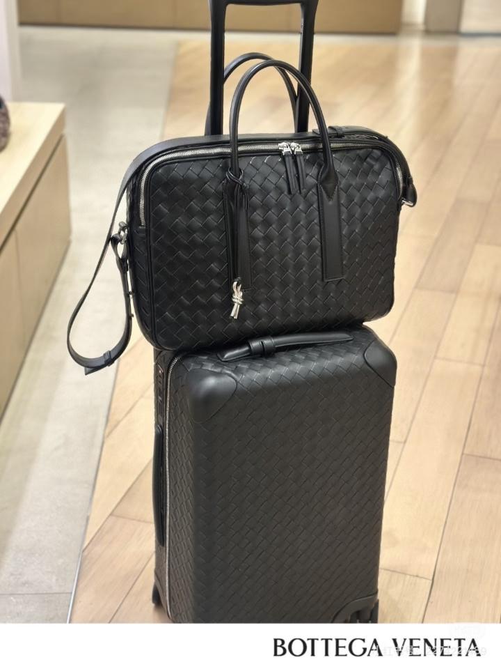 Bottega Veneta Odyssey 인트레치아토 캐빈 수트케이스 851376 55x35x2cm