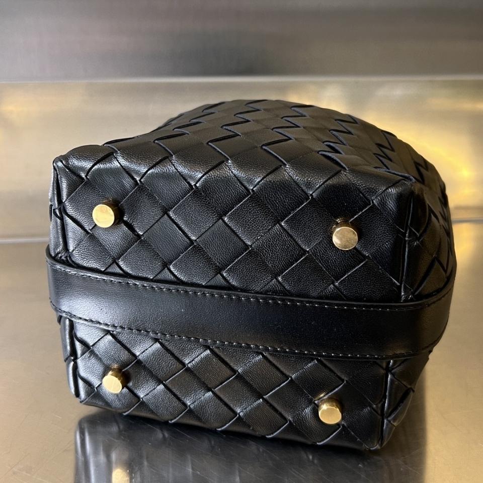 보테가 베네타 ES - 캔디 월리스 블랙 776781V3 17x13.5x5.3cm
